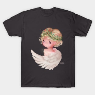 Christmas Mistletoe Angel T-Shirt